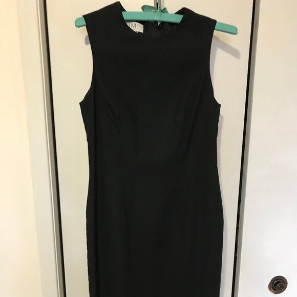 JM Studio Ladies Black Sleeveless Dress Size 6 - Picture 1 of 2